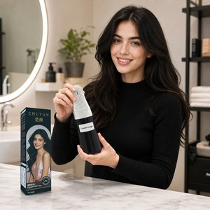 Tinte de Cabello Herbal Negro Instantáneo para Cubrir Canas con Aplicador de Peine OEM - Product Image 5