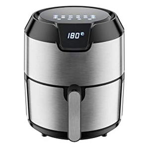 Aifa Couvercle en acier inoxydable Double casserole/panier Friteuse électrique profonde 3.5l <span class=keywords><strong>2L</strong></span> 9L 8L 7L 6L 5.5L Friteuse à air à commande numérique - Product Image 4