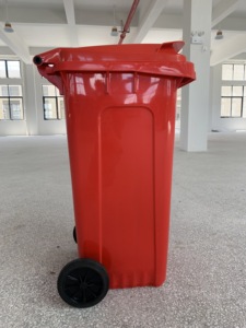 120 Liter Standing HDPE Plastic Waste Bin with Lid <strong>Garbage</strong> <strong>Container</strong> for Indoor Outdoor Use Wheelie Bin with <strong>120L</strong> Capacity - Product Image 6