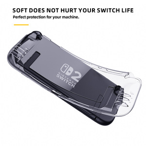 Ốp bảo vệ cho <span class=keywords><strong>Nintendo</strong></span> Switch 2 vỏ bảo vệ tay cầm TPU tích hợp mới phụ kiện Bảng điều khiển trò chơi vỏ trong suốt - Product Image 3