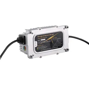 Ip67 pengisi daya lithium 72volt, tahan air 12V 24V 36V 48V 60V 72V 10A 12A 15A dapat disesuaikan untuk lithium LiFePO4 baterai asam timbal