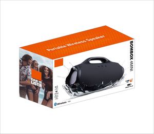 Mini Boombox 4 15W, Enceinte sans fil portable avec poignée pour activités sportives en extérieur, <span class=keywords><strong>Lecteur</strong></span> de <span class=keywords><strong>musique</strong></span> étanche pour la maison, les cadeaux, les fêtes, la radio, OEM - Product Image 6