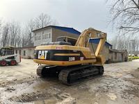 Excavatrice sur chenilles Caterpillar d'occasion pour CAT 320B, modèle 2022, avec roulements en stock, disponible pour inspection vidéo.