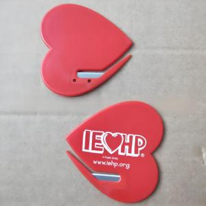 Promosi Logo kustom berbentuk hati DIY Pembuka surat kelas ODM & pembuka amplop mendukung OEM - Product Image 2