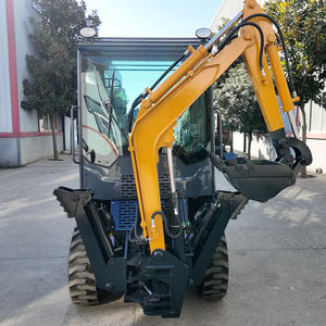 मुफ्त शिपिंग शीर्ष आपूर्तिकर्ता फ्रंट खुदाई लोड 4wd खुदाई लोड 4wd खुदाई के लिए हाइड्रोलिक जॉयस्टिक के साथ रेट्रोडोरा 1.2 टन बैकहोए लोडर - Product Image 2