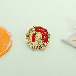 Liên Xô Lenin Men Pin Cổ Điển Retro Phong Cách Luôn Luôn Sẵn Sàng Cờ Trâm Đồ Trang Sức Quà Tặng Cho Bạn Bè Số Lượng Lớn Bán Buôn - Product Image 2