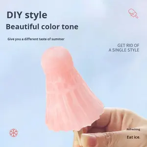 แม่พิมพ์ไอศกรีมและไอติมซิลิโคนแบบใช้ซ้ำไ<span class=keywords><strong>ด</strong></span>้ <span class=keywords><strong>รูป</strong></span>ทรงไม้แบดมินตัน ทำขนมแช่แข็งแบบโฮมเม<span class=keywords><strong>ด</strong></span>ได้อย่างยื<span class=keywords><strong>ด</strong></span>หยุ่น แม่พิมพ์น้ำแข็งเกร<span class=keywords><strong>ด</strong></span>อาหาร - Product Image 3