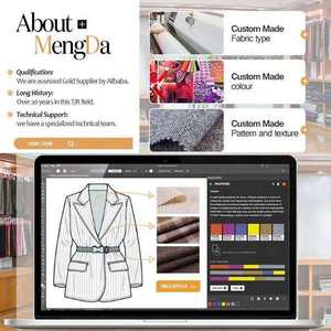 Sang Trọng Chất Lượng Cao Mềm Polyester Spandex Thổ Cẩm <span class=keywords><strong>Viscose</strong></span> Phù Hợp Với Vải Đôi Phải Đối Mặt Với Dệt Giản Dị Tr Người Đàn Ông Của Suiting Vải - Product Image 6