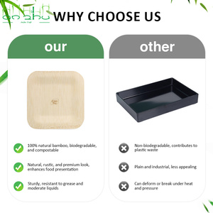 Nouvel an biodégradable jetable bambou <span class=keywords><strong>assiette</strong></span> <span class=keywords><strong>en</strong></span> bois ensembles de vaisselle <span class=keywords><strong>assiette</strong></span> <span class=keywords><strong>en</strong></span> <span class=keywords><strong>feuille</strong></span> de palmier pour les occasions de fête - Product Image 4