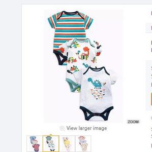 Mono de Alta Calidad con Estampado de Ciervo para Bebé, Ropa de Bebé Estilo Georgiano para Exportación - Product Image 1