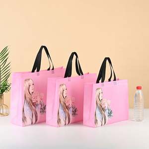 Bolsas de Compras Portátiles Promocionales al por Mayor, Bolsas Reutilizables Ecológicas, Bolsas de Tela No Tejida con Logotipo Personalizado - Product Image 4