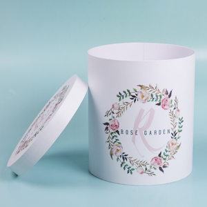 Convient pour le festival de mariage Eternal Rose Gift Box Set of Ten Round Plain Cylinder Paper Préservé Rose Bouquet Gift Packing - Product Image 4