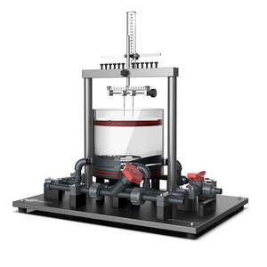 Kit de démonstration Vortex pour l'enseignement de la mécanique des fluides Système d'injection de colorant cylindrique transparent pour équipement éducatif - Product Image 1