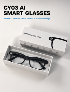 Lunettes IA 2026 CY03 avec caméra 8MP, Wi-Fi, traduction en temps réel, enregistrement vidéo, étanches IP68 - Product Image 6