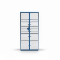 Casier à colis intelligent en acier renforcé assemblé, avec serrure électronique, résistant à la rouille, sécurisé, pour livraison résidentielle et de bureau, armoire de rangement