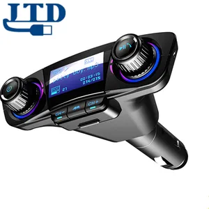 Máy Nghe Nhạc Mp3 Trên Xe Hơi, Máy Phát FM Không Dây Rảnh Tay, Bộ Chuyển Đổi Radio Không Dây Với Màn Hình LCD 1.3 Inch