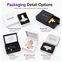 Memoria USB al por mayor con doble conector, carcasa metálica giratoria USB-A a Tipo C, transferencia de archivos portátil, llavero con logotipo personalizado