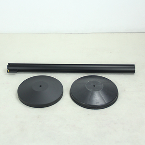Cintura retrattile in alluminio nero cromato, - Product Image 6