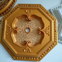 Vente d'usine éclairage plafond rose fleur design plafond PS décoration de plafond artistique pour mariage