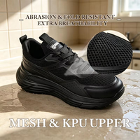 Chaussures de chef professionnelles CHUDUN antidérapantes en caoutchouc imperméables, anti-odeurs, respirantes, unisexes, pour la restauration, durables