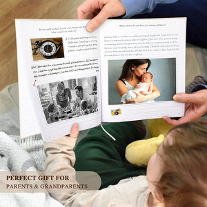 Diario Personalizado con Cubierta de Tela y Lámina Dorada b5, Libro de Historias con Árbol Genealógico Impreso a Color, Agenda, Planificador, Cuaderno, Regalo - Product Image 4