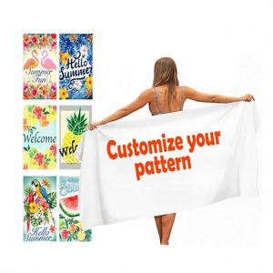Toalla de Playa Personalizada de Microfibra de Poliéster y Algodón de Secado Rápido, Grande, Estampada, Resistente a la Arena, con Logotipo Impreso, a Prueba de Niños, para Todas las Estaciones - Product Image 6