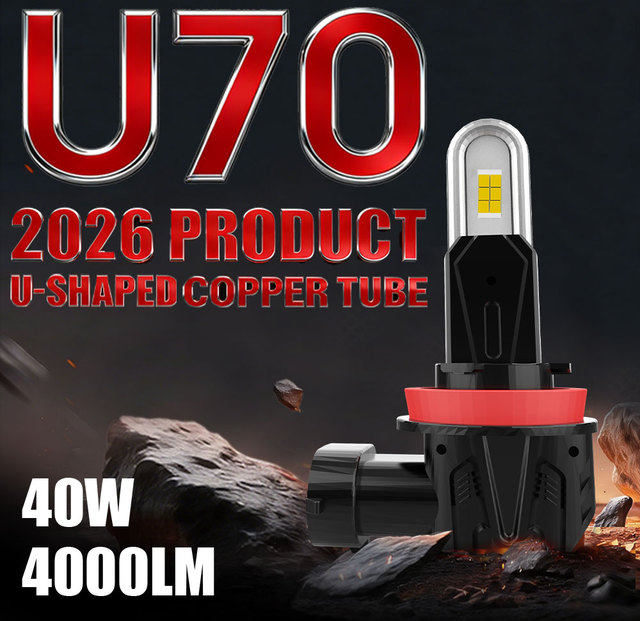 High Quality U70 9004 9005 9006 Plug and Play Canbus 40W 4000LM 3570 Chips 6000K IP68 Low High Beam Led Car Headlights For Truck