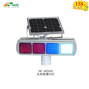 Luz Intermitente Solar para Tráfico HK-JB204A, Montaje en Poste LED, IP65, Marco de ABS - Product Image 5