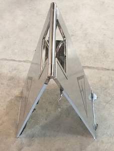 المرور تحذير المنتجات عالية الجودة السلامة الحذر أرضية مبللة الفولاذ لا وقوف السيارات مجلس تسجيل - Product Image 3