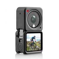 PULUZ professionnel pour DJI Action 2 accessoires de caméra de sport étui de protection en silicone fendu