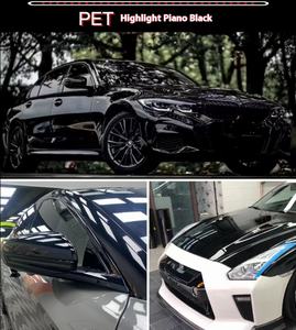 PET Super Lumineux Piano Noir Toit <span class=keywords><strong>Film</strong></span> Pleine Voiture Chromage Bande De Protection Peinture Corps Rouleau Changement De Couleur <span class=keywords><strong>Film</strong></span> pour Samouraï - Product Image 6