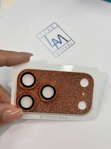 Protector <span class=keywords><strong>de</strong></span> Lente <span class=keywords><strong>de</strong></span> Cámara con Acabado Metálico Brillante, Cristal Templado Transparente 9H, Grado AAA, Impermeable, Antiarañazos, <span class=keywords><strong>Cobertura</strong></span> Total 2.5D - Product Image 3