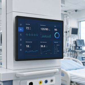 Écran tactile industriel TouchWo 21,5'' 23,8'' IP65 étanche pour la santé, les cliniques, la gestion des files d'attente et les bornes de paiement - Product Image 1