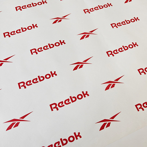 30g Eco-Friendly White Kraft Wrapping <strong>Paper</strong> with <strong>Red</strong> Logo for Clothing Packing and Recycled Shipping Kraft Packaging <strong>Paper</strong> - Product Image 5
