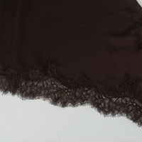 Nouvelle Robe Mini Asymétrique Sexy ZATRHMBM pour Femme, Printemps/Automne 2025, à Bretelles Rétro et Dentelle