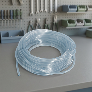 Manguera de Riego Flexible Transparente de PVC - Estándar ISO, 6mm DI, 100m/rollo con Servicio de Corte - Product Image 1