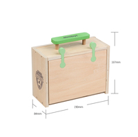 Mini jeu de football de doigt portable avec boîte de rangement en bois, jeu de football de table pour enfants, cadeaux de fête, jeu de table