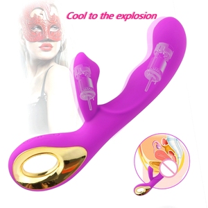 Venta caliente recargable punto G conejo vibrador varita masajeador para mujeres - Product Image 4