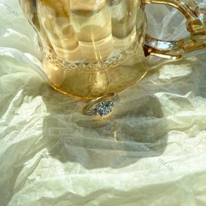 Dylam Sterling Silver Wedding <b>Rings</b> for Her <b>Couples</b> Love <b>Ring</b> Diamond Anniversary <b>Couple</b> Design Real Women Gorgeous - Product Image 3