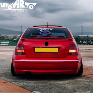 Piezas de reacondicionamiento automático alerón trasero ABS plástico negro brillante estilo <span class=keywords><strong>GLI</strong></span> alerón trasero para Volkswagen VW <span class=keywords><strong>Bora</strong></span> A4 1J 2001-2005 - Product Image 4