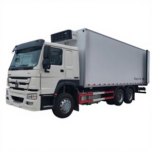 <span class=keywords><strong>Camion</strong></span> frigorifique robuste HOWO 6X4 diesel à transmission manuelle pour fruits et viande - Product Image 1