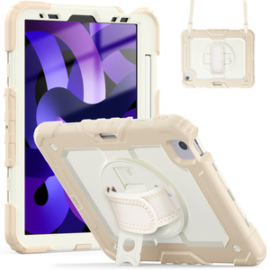 <span class=keywords><strong>Coque</strong></span> de <span class=keywords><strong>protection</strong></span> robuste antichoc avec anneau de maintien et support rotatif à 360° en silicone et PC pour <span class=keywords><strong>iPad</strong></span> <span class=keywords><strong>Air</strong></span> <span class=keywords><strong>4</strong></span>/<span class=keywords><strong>Air</strong></span> 5 10,9 pouces - Product Image 1