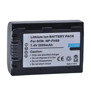 NP-FH50 NP FH50 NPFH50 Camera Batterij voor Sony A230 A330 A290 A390 HDR TG1E TG3 TG7 DSC HX1 HX200