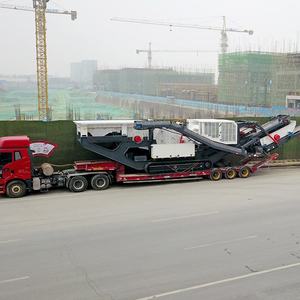 100-150TPH, planta de trituración de piedra caliza portátil, planta de árido de asfalto móvil, Motor de núcleo, engranaje de rodamiento de motor, caja de cambios PLC - Product Image 2