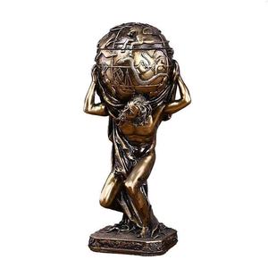 Décoration d'intérieur <span class=keywords><strong>nordique</strong></span>, sculpture d'art de la <span class=keywords><strong>mythologie</strong></span> <span class=keywords><strong>grecque</strong></span>, statue en résine du dieu Atlas, figurines d'héros grecs, décoration artistique, ornement de table - Product Image 6