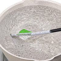 HT Wholesale Manchon thermorétractable pour plumes de flèche en carbone, pour plumes de 2 pouces, installation facile, remplacement pour la chasse et le tir à l'arc de précision