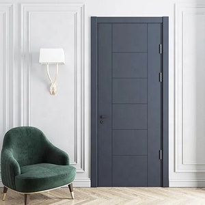 MDF Slat Covering Vertical Decor Invisible Double Panel <b>Partition</b> Door for Interior Living Room Use Water Resistant - Product Image 5