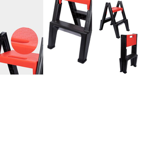 Multi-funzionale in plastica portatile leggero pieghevole scala con due gradini per autolavaggio <span class=keywords><strong>e</strong></span> <span class=keywords><strong>auto</strong></span> lucidare la scala - Product Image 2