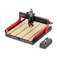 Machine de fraisage CNC de bureau TWOTREES TTC6050 avec rail linéaire et vis à billes, grande zone de travail de 600*500 mm pour le traitement du bois, du PVC et des circuits imprimés