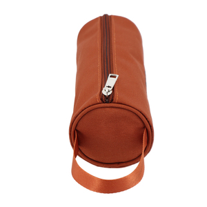 1 ensemble de bouteilles cyclipsées 600D, sac de toilette imperméable en forme de cylindre, avec fermeture à glissière, pour papeterie, sac à crayons - Product Image 4